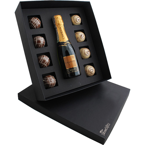 Kit Mini Chandon e Chocolates - Bloomgifts